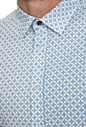 TED BAKER-Ανδρικό πουκάμισο LANGAZ TED BAKER μπλε-λευκό
